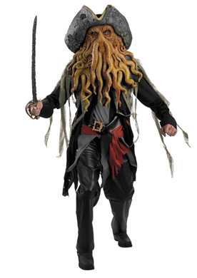 Strój, kostium DEVEY JONES z filmu Piraci z Karaibów do wypożyczenia