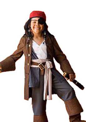 Strój kostium Jack Sparrow Piraci z Karaibów do wypożyczenia