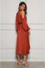 Elle Zeitoune  Sukienka Quinn Rust - zdjęcie 1