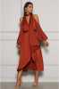 Elle Zeitoune  Sukienka Quinn Rust - zdjęcie 0