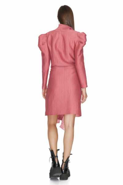 PNK Casual  Sukienka Dusty Pink Wrap do wypożyczenia