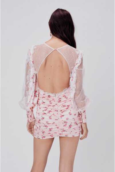 For Love and Lemons  Sukienka Aster Floral do wypożyczenia