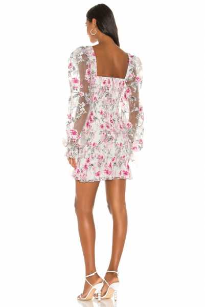 For Love and Lemons  Sukienka Smocked Mini do wypożyczenia