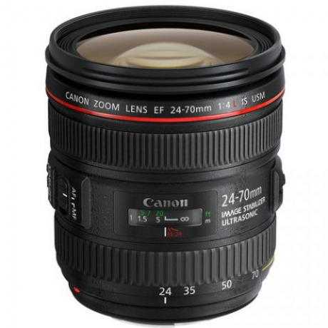Obiektyw fotograficzny Canon EF 24-70MM 4 L IS USM do wypożyczenia