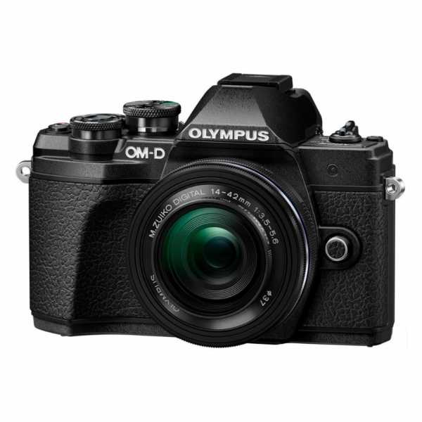 Kompaktowy aparat fotograficzny Olympus OM-D E-M10 Mark III + ob. 14-42 EZ czarny do wypożyczenia